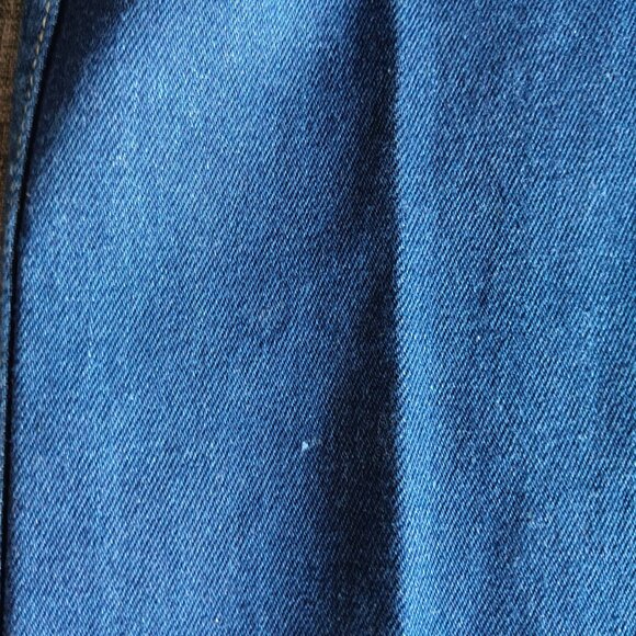 Vintage Bleans Denim Jeans 1970s Dark Wash Stretchy Cotton Deadstock NOS - Picture 13 of 16